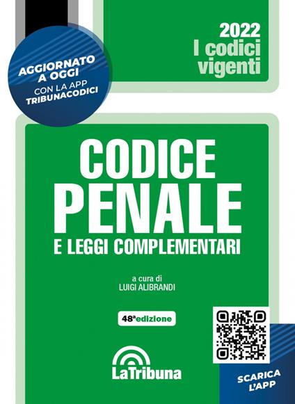 Codice penale e leggi complementari. Con App Tribunacodici - copertina