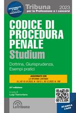 Codice di procedura penale Studium. Dottrina, giurisprudenza, schemi, esempi pratici