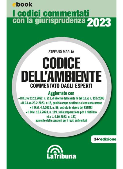 Codice dell'ambiente - Stefano Maglia - ebook