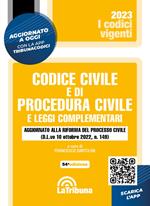 Codice civile e di procedura civile e leggi complementari. Con App Tribunacodici