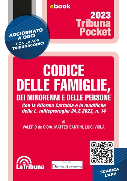Codice delle famiglie, dei minorenni e delle persone - Valerio De Gioia,Matteo Santini,Luigi Viola - ebook