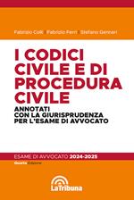 I codici civile e di procedura civile. Annotati con la giurisprudenza per l'esame di avvocato 2024-2025