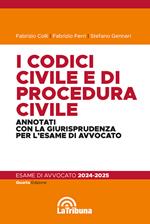 I codici civile e di procedura civile. Annotati con la giurisprudenza per l'esame di avvocato 2024-2025