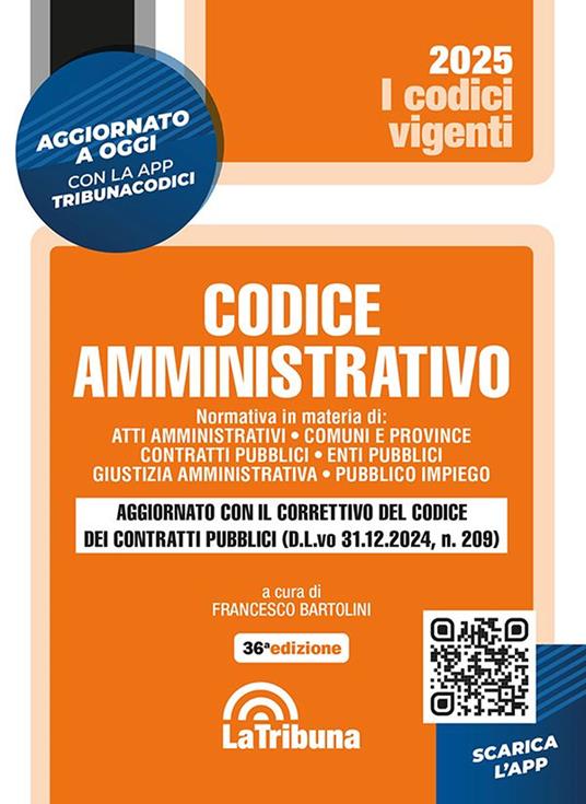 Codice amministrativo. Con App Tribunacodici - copertina