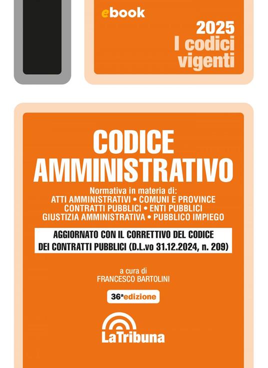 Codice amministrativo - Francesco Bartolini - ebook