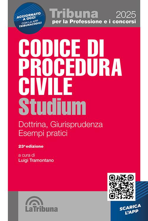 Codice di procedura civile Studium. Dottrina, giurisprudenza, schemi, esempi pratici. Con App Tribunacodici - copertina