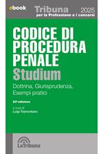 Codice di procedura penale Studium. Dottrina, giurisprudenza, schemi, esempi pratici