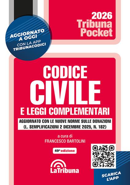 Codice civile e leggi complementari - copertina