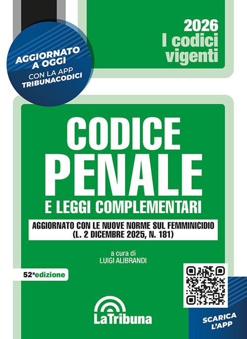 Codice penale e leggi complementari - copertina