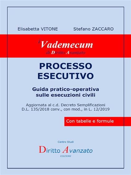 Processo esecutivo. Guida pratico-operativa sulle esecuzioni civili - Elisabetta Vitone,Stefano Zaccaro - ebook