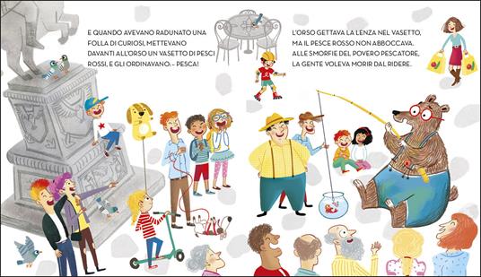 L' orso pescatore. Stampatello maiuscolo. Ediz. a colori - Gianni Rodari - 3