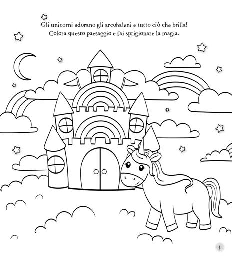 Unicorni magici. Libro da colorare. Ediz. illustrata. Con gadget - Libro - Emme  Edizioni - A pagine aperte