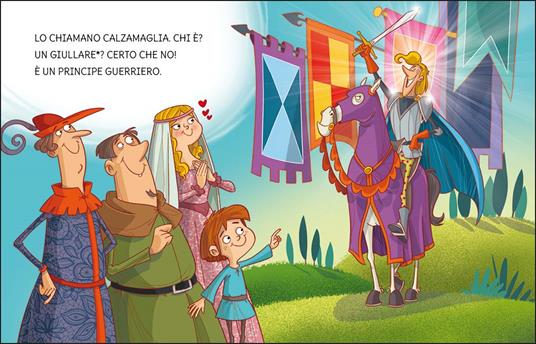 Battaglia in calzamaglia. Prime letture. Stampatello maiuscolo. Ediz. a colori - Giuditta Campello - 2