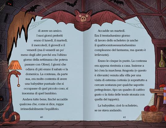 Il piano geniale di Oliver lo scheletro. Stampatello minuscolo. Ediz. a colori - Giuditta Campello - 4