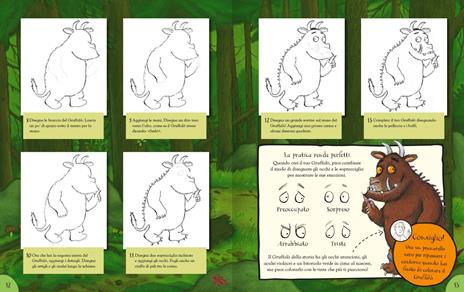 Come disegnare il Gruffalo e i suoi amici. Ediz. a colori - Julia Donaldson,Axel Scheffler - 4