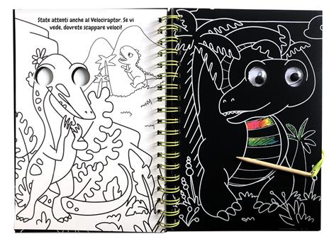 Dinosauri. Gratta e colora. Ediz. a colori - 2