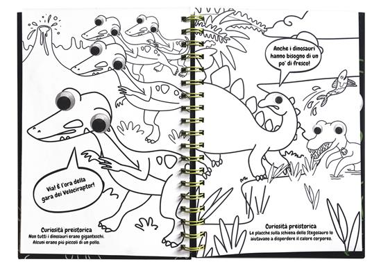 Dinosauri. Gratta e colora. Ediz. a colori - 3