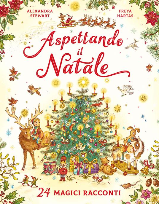 Aspettando il Natale. 24 magici racconti. Ediz. a colori - Alexandra Stewart - copertina