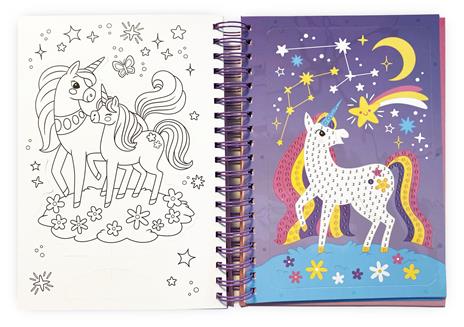 Amo le perline. Unicorni. Ediz. a colori. Ediz. a spirale. Con 1500 perline adesive - 3