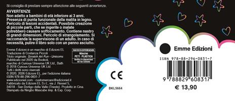 Unicorni. Gratta e colora. Ediz. a colori. Ediz. a spirale. Con matita di legno - 4