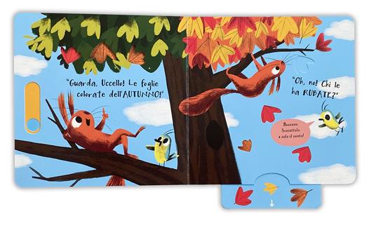 Il ladro di foglie scopre le stagioni. Con parti mobili. Ediz. a colori - Alice Hemming - 3