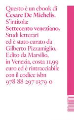 Settecento veneziano. Studi letterari