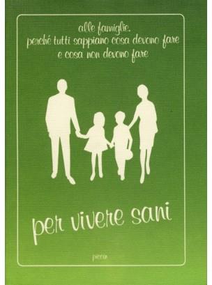 Per vivere sani - A. Cimino - copertina