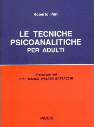 Le tecniche psicoanalitiche per adulti - Roberto Pani - copertina