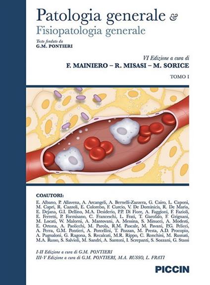 Patologia generale e fisiopatologia generale. Vol. 1 - G. M. Pontieri - copertina
