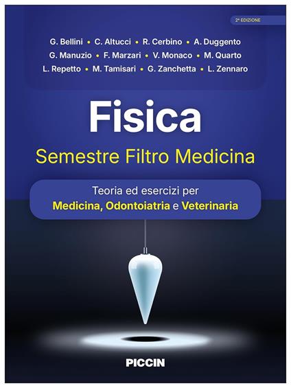 Fisica - Semestre Filtro Medicina - G. Bellini,C. Altucci,R. Cerbino - copertina