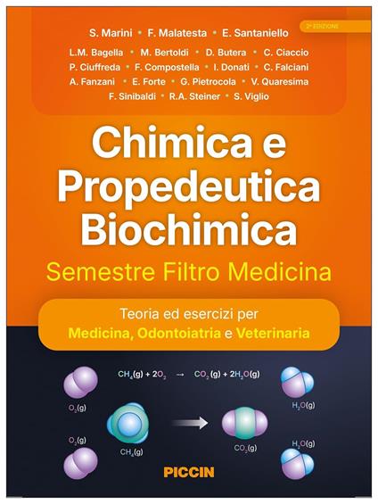 Chimica e propedeutica biochimica. Semestre filtro medicina - F. Malatesta,E. Santaniello,L. M. Bagella - copertina