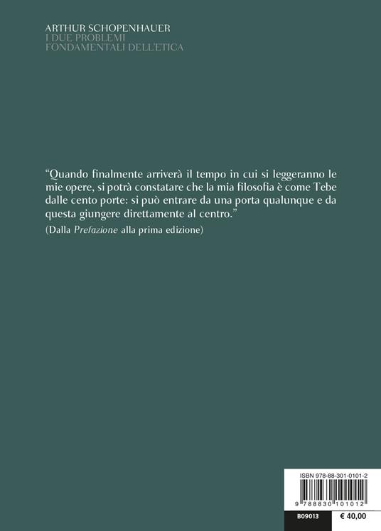 I due problemi fondamentali dell'etica. Testo tedesco a fronte - Arthur Schopenhauer - 2