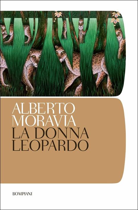 La donna leopardo - Alberto Moravia - copertina