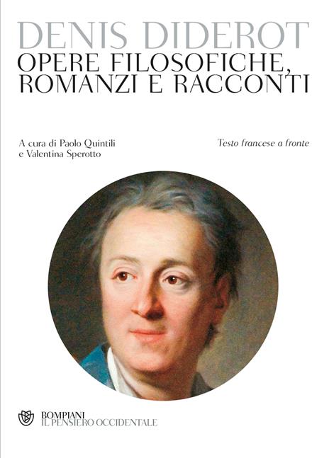 Opere filosofiche, romanzi e racconti. Testo francese a fronte - Denis Diderot - copertina
