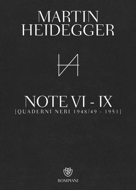 Quaderni neri 1948/49-1951. Note VI-IX - Martin Heidegger - copertina