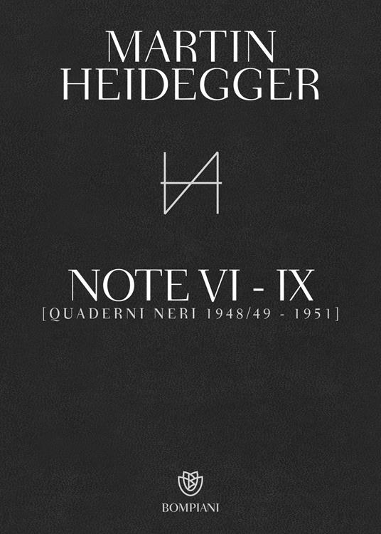 Quaderni neri 1948/49-1951. Note VI-IX - Martin Heidegger - copertina