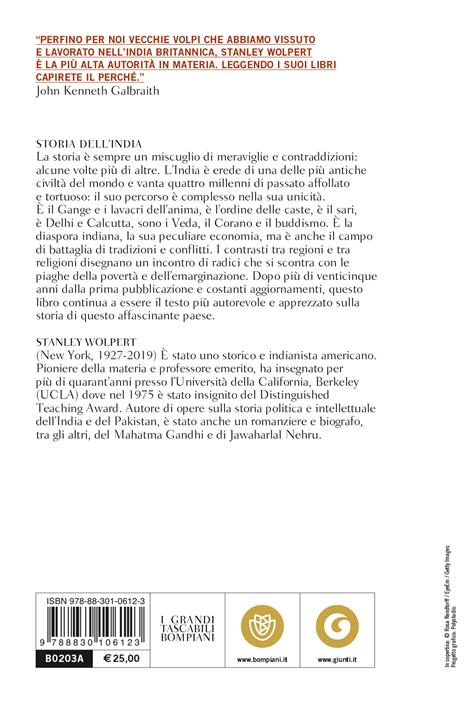 Storia dell'India. Dalle origini della cultura dell'Indo alla storia di oggi. Nuova ediz. - Stanley Wolpert - 2