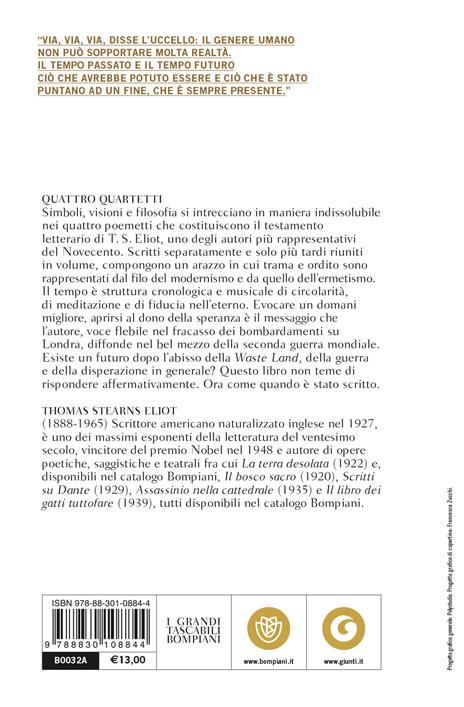 Quattro quartetti - Thomas S. Eliot - 2