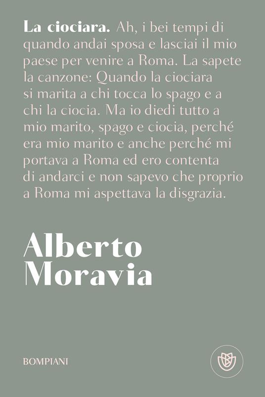La ciociara - Alberto Moravia - copertina