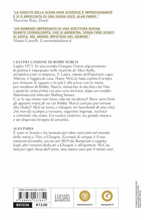 L'ultima canzone di Bobby March - Alan Parks - 2