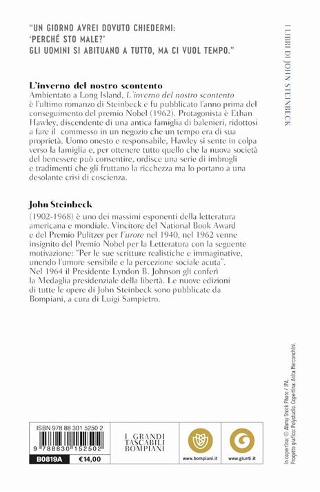 L'inverno del nostro scontento - John Steinbeck - 3