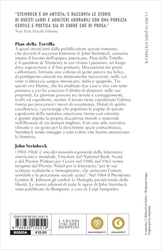 Pian della Tortilla - John Steinbeck - 3
