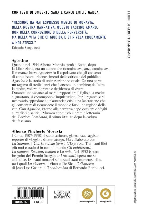 Agostino - Alberto Moravia - 2