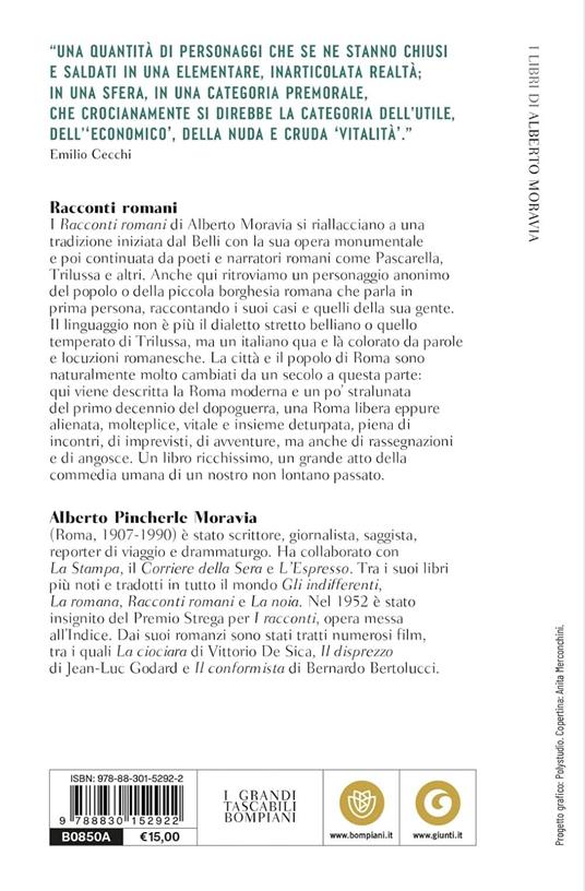 Racconti romani - Alberto Moravia - 2