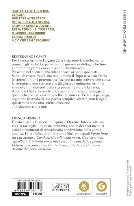 Resteranno i canti - Franco Arminio - 3