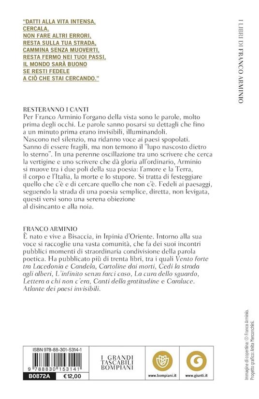 Resteranno i canti - Franco Arminio - 3