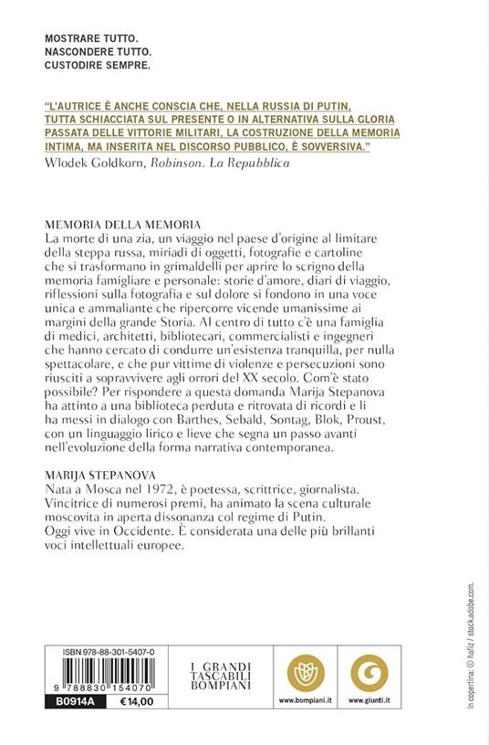 Memoria della memoria - Marija Stepanova - 2