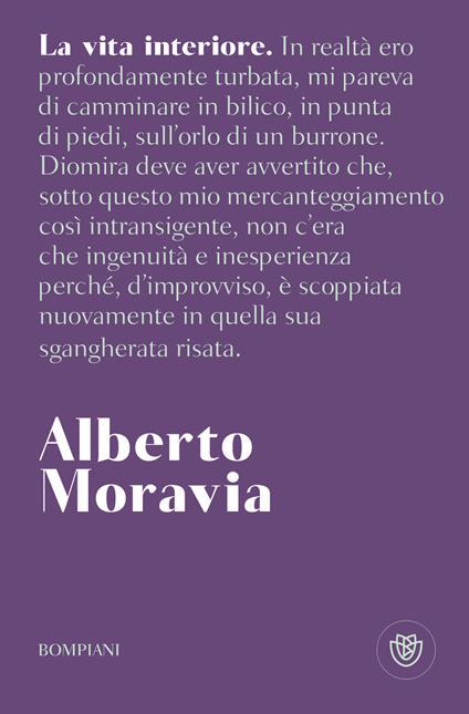 La vita interiore - Alberto Moravia - copertina