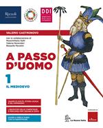 A passo d'uomo. Con Atlante Osservo e imparo, Atlante storico ed Educazione civica. Per la Scuola media. Con e-book. Con espansione online. Vol. 1
