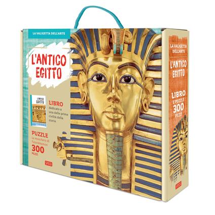 L'antico Egitto: la maschera di Tutankhamon. La valigetta dell'arte. Ediz. a colori. Con puzzle - Irena Trevisan - copertina